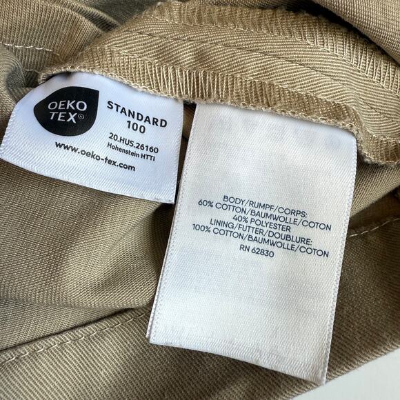 Lands End Girls Khaki Chino Skort 7 - Picture 7 of 9